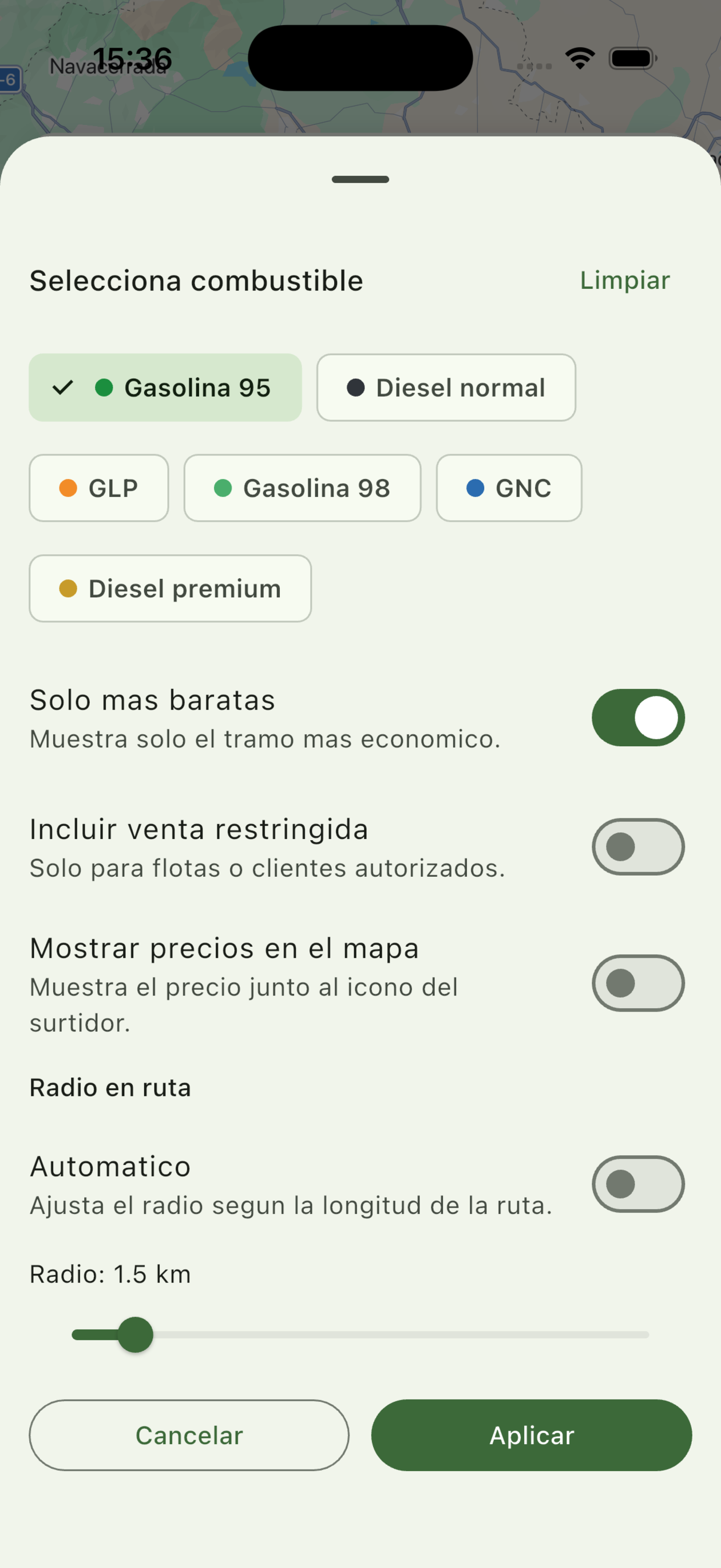 Filtros de combustible en Gas Ahorro